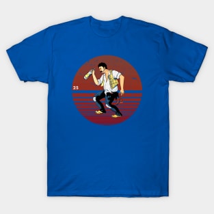 El Borracho Loteria Retro Illustration T-Shirt